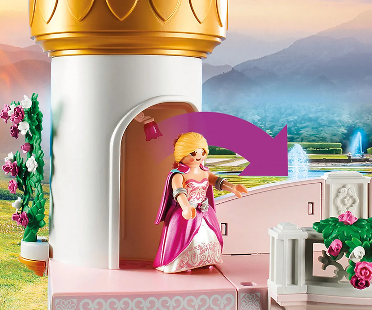 Playmobil - Занимателен комплект за игра  Замък за принцеса, 186 елемента 5