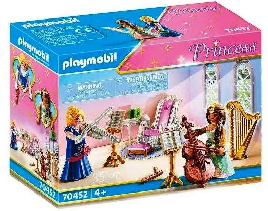 Playmobil - Занимателен комплект за игра  Кралска музикална стая, 133 елемента  1