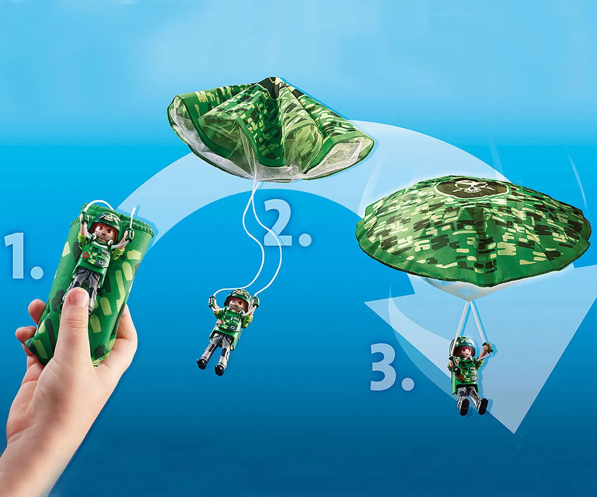 Playmobil - Занимателен комплект за игра Полицейско преследване с хеликоптер 3