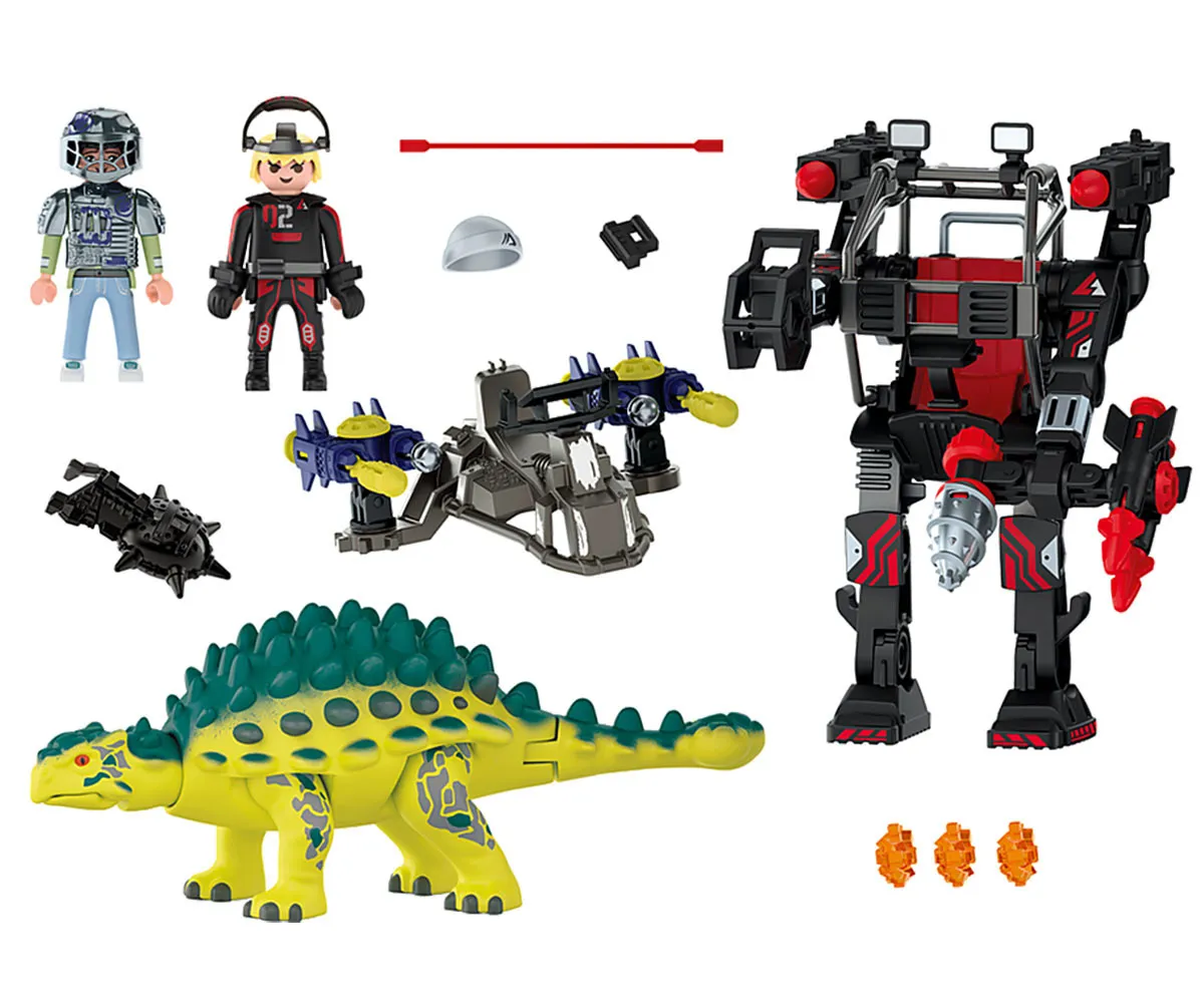 Playmobil - Занимателен комплект за игра  Сайчания: Нашествие на робот, 73 елемента  2