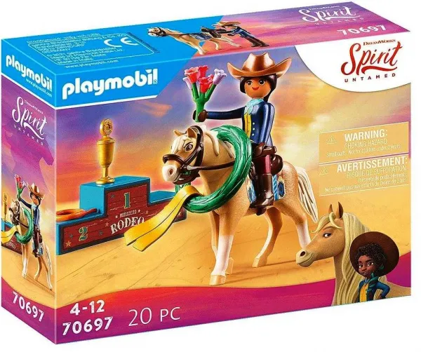 Playmobil - Занимателен комплект за игра Пру на родео в Мирадеро, 20 елемента 1