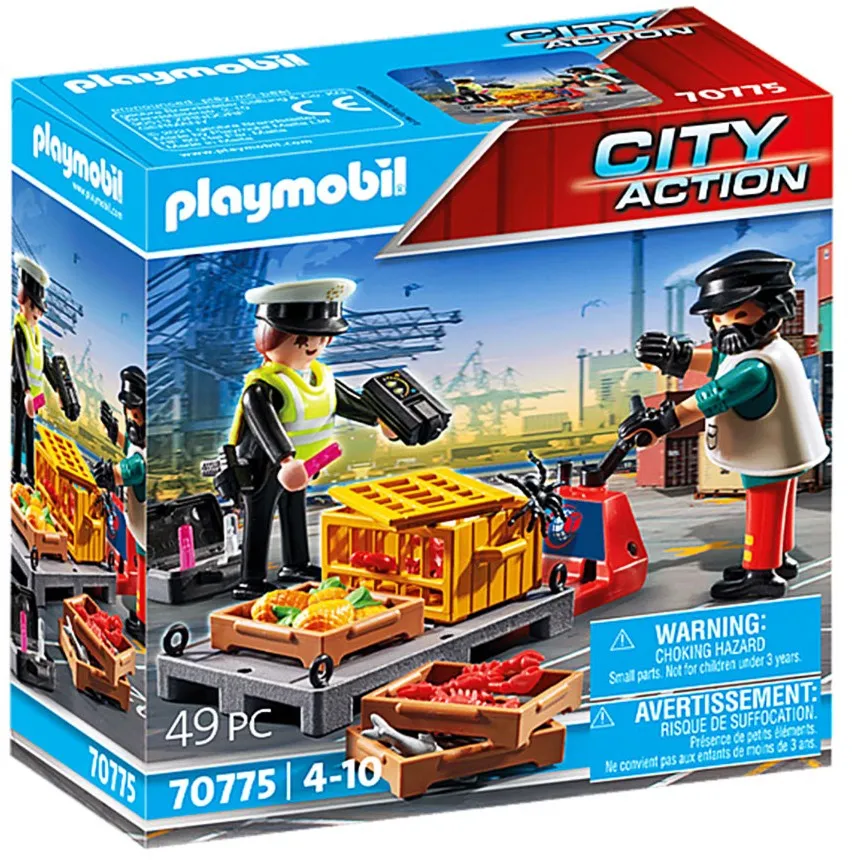 Playmobil - Занимателен комплект за игра  Митническа проверка, 49 елемента 1