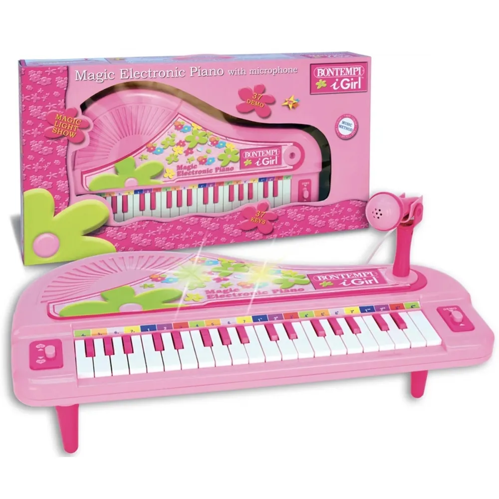 Bontempi - Малко розово пиано, 37 клавиша, 37 демо песни  2