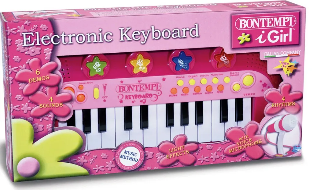 Bontempi - Електронен синтезатор с 24 клавиша и микрофон  2