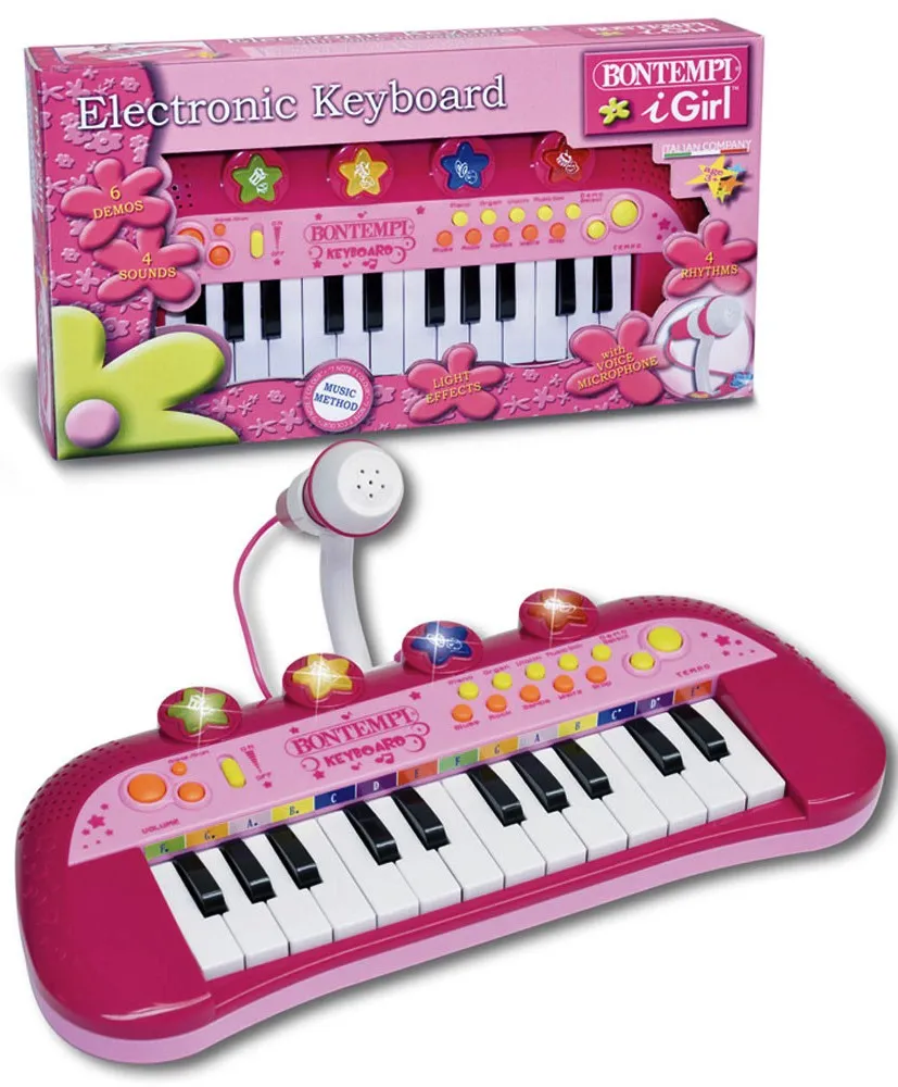 Bontempi - Електронен синтезатор с 24 клавиша и микрофон  1