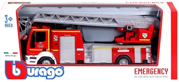 Bburago - Пожарна кола, модел на кола 1:50 - Iveco/Ивеко  1