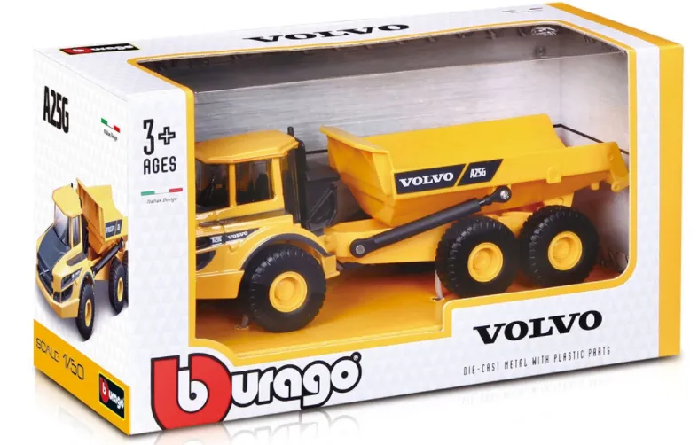Bburago - модел на кола 1:50 - Строителна машина Volvo, асортимент 4