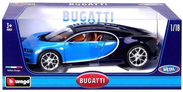Bburago Plus - модел на кола 1:18 - Bugatti Chiron  2