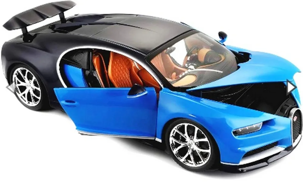 Bburago Plus - модел на кола 1:18 - Bugatti Chiron  4