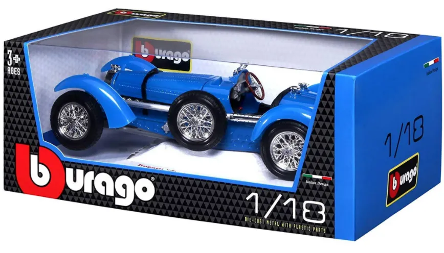 Bburago Plus - модел на кола 1:18 - Bugatti Type 59  2