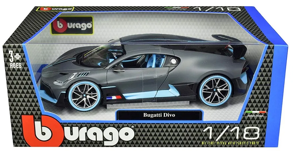 Bburago Plus - модел на кола 1:18 - Bugatti Divo 2
