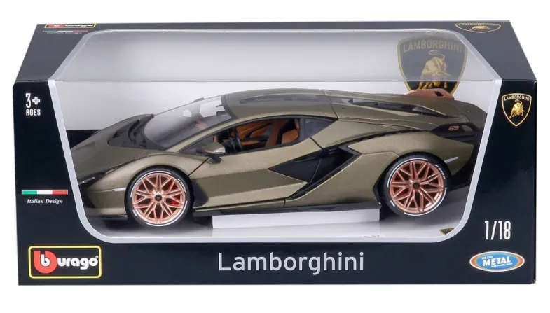Bburago Plus - модел на кола 1:18 - Lamborghini Sian FKP 37 2