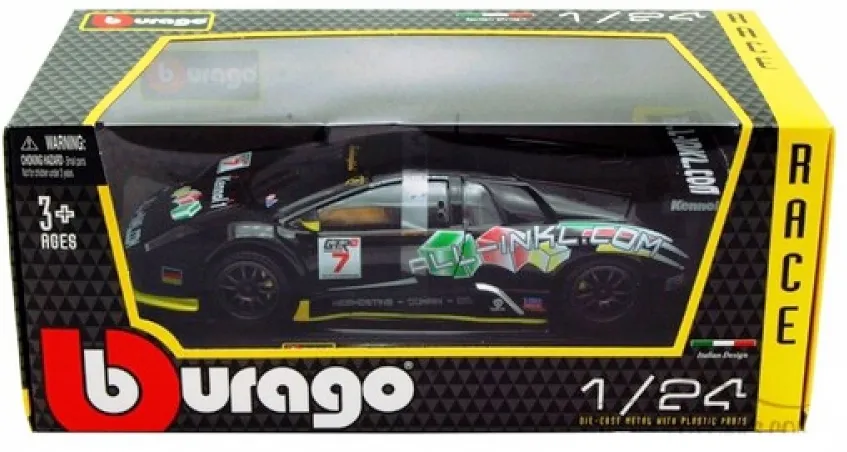 Bburago Race - модел на кола 1:24 - Lamborghini Murcielago FIA GT 2