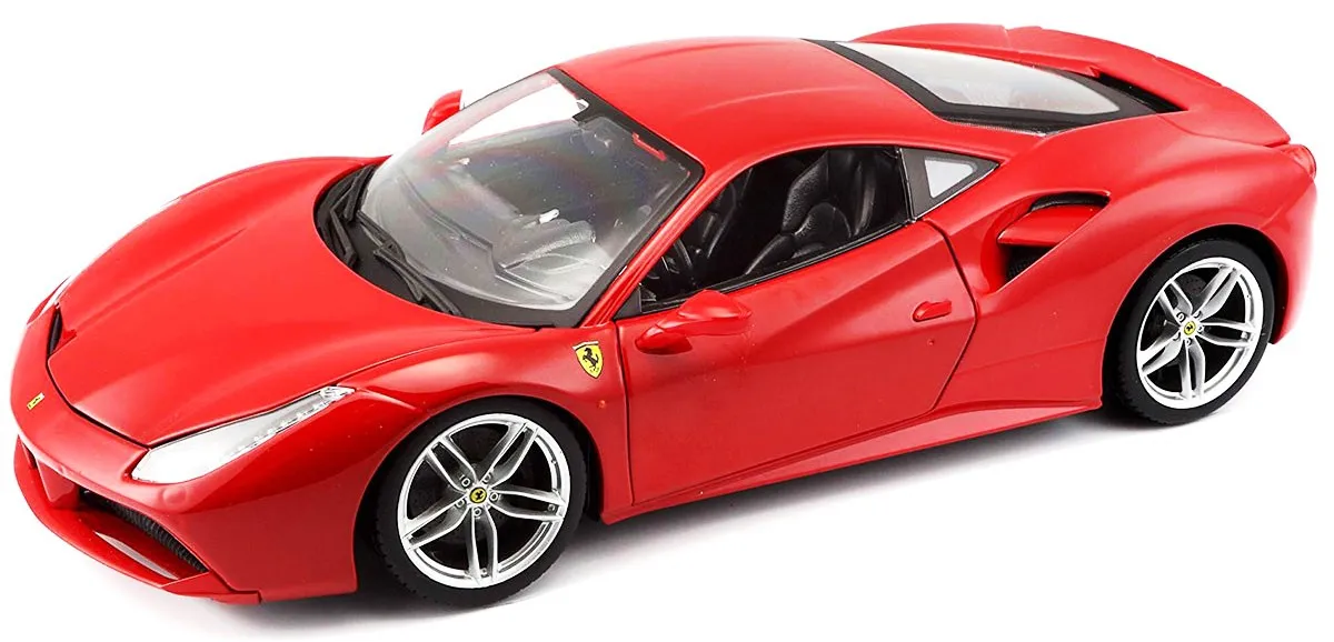 Bburago Ferrari - модел на кола 1:18 - Ferrari 488 GTB 1