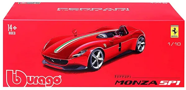 Bburago Ferrari - модел на кола 1:18 - Monza SP-1 1