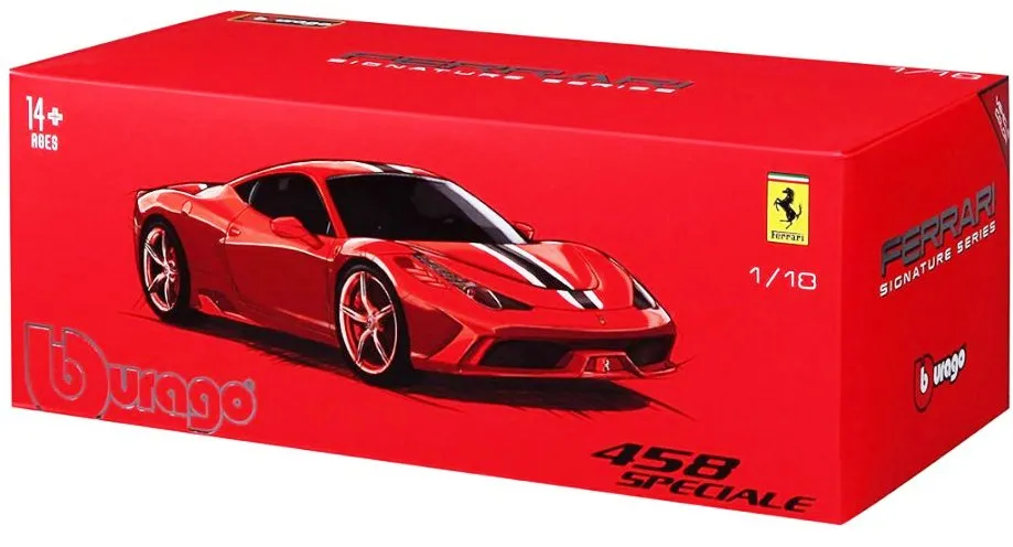 Bburago Ferrari - модел на кола 1:18 - Ферари 458 Speciale 2
