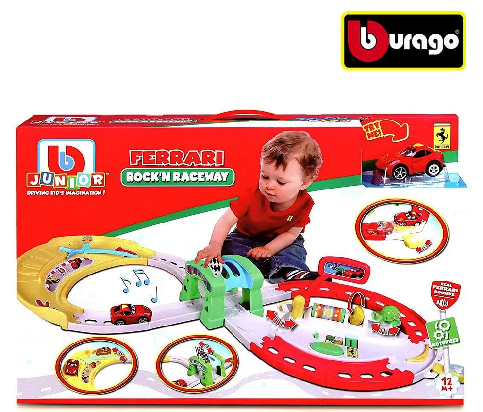 Bburago Junior - Комплект с писта за игра, със звук и светлина 6
