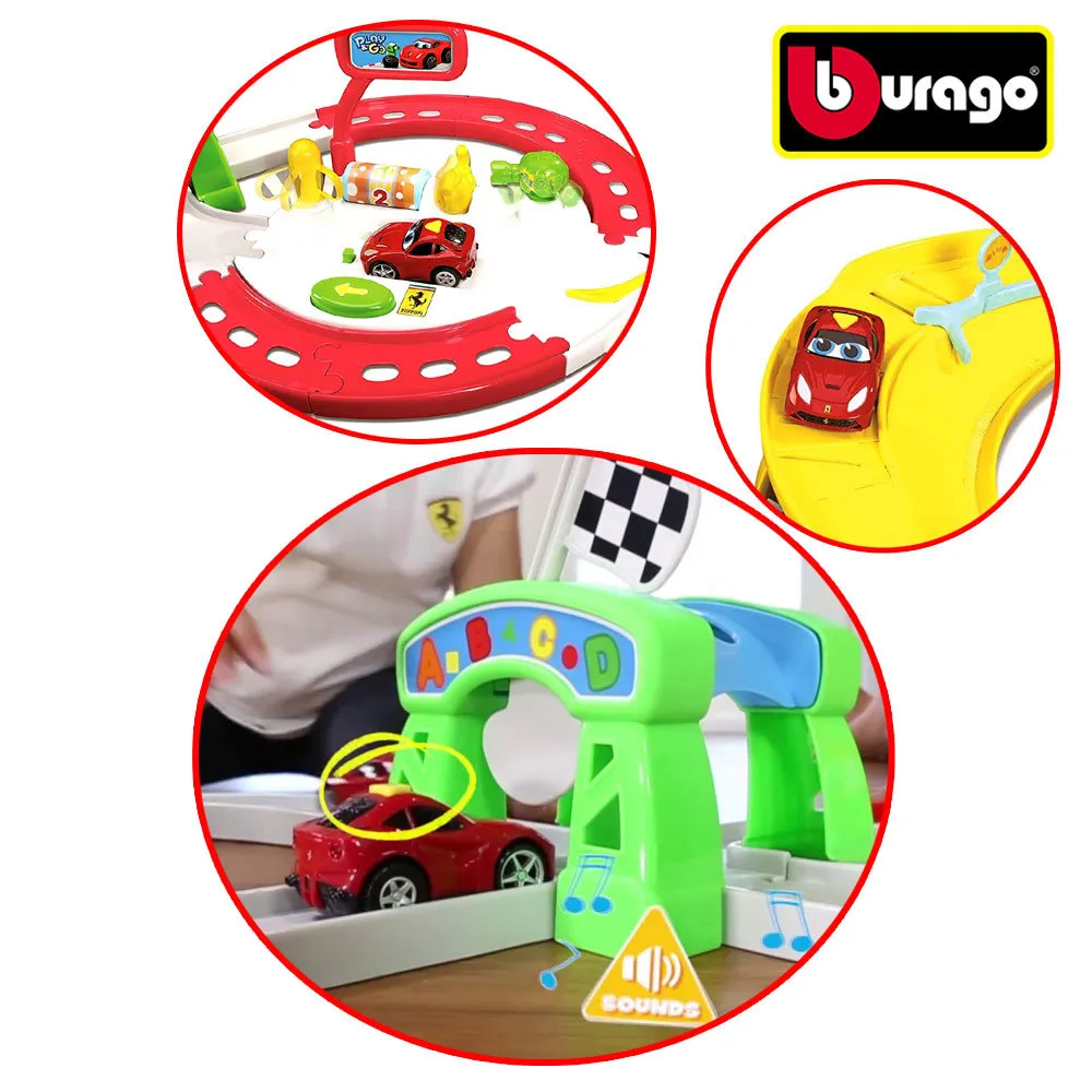 Bburago Junior - Комплект с писта за игра, със звук и светлина 7