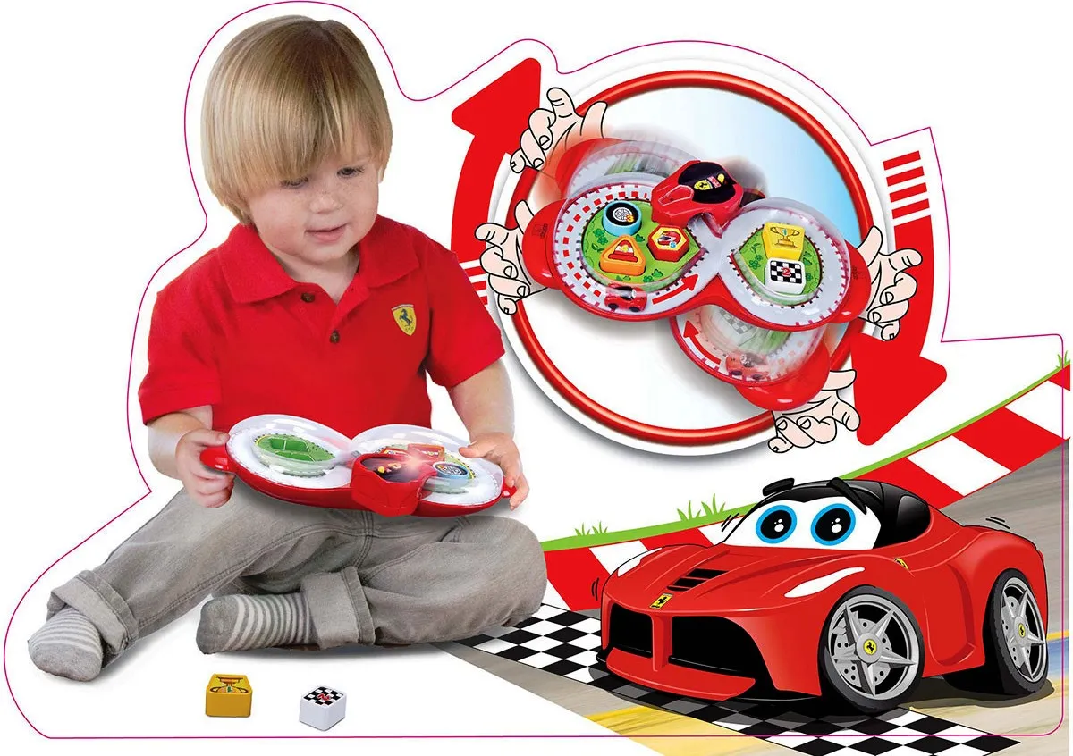 Bburago Junior - Писта за игра с количка Ферари/Ferrari + светлини и звук  4