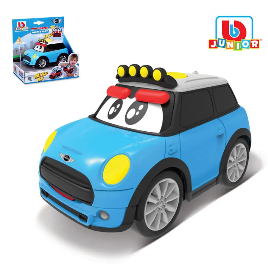Bburago Junior - Пластмасова количка Mini Cooper със звук, асортимент  3