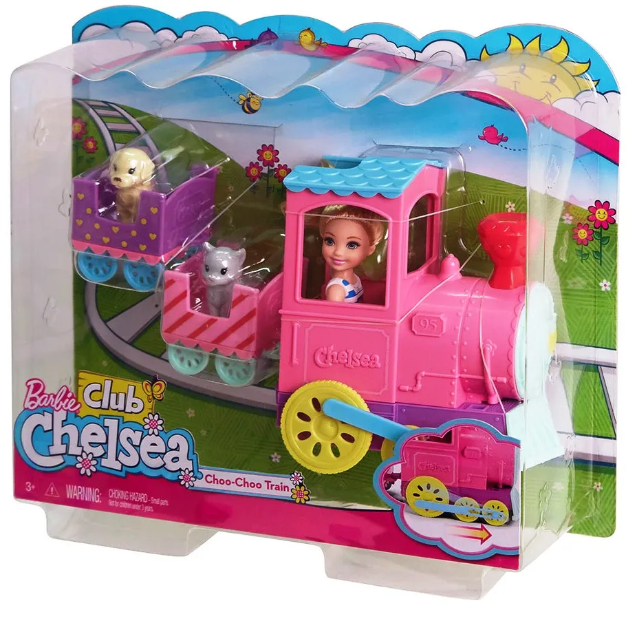 Кукла Barbie/Барби - Игрален комплект, Челси с влакче 2