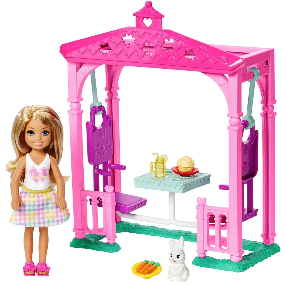 Кукла Barbie/Барби - Игрален комплект Челси с аксесоари за пикник или количка за сладолед  2