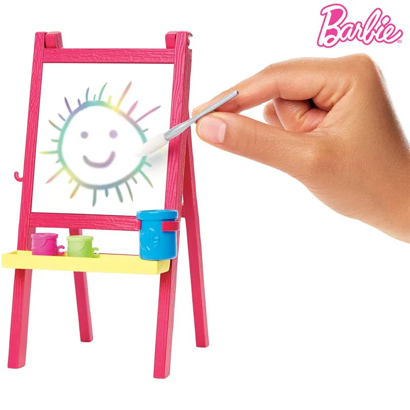 Кукла Barbie/Барби - Игрален комплект Учител по рисуване 5