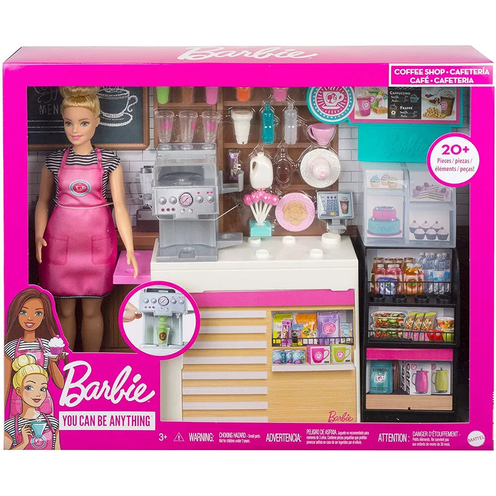 Кукла Barbie/Барби - Игрален комплект за приготвяне на кафе 7