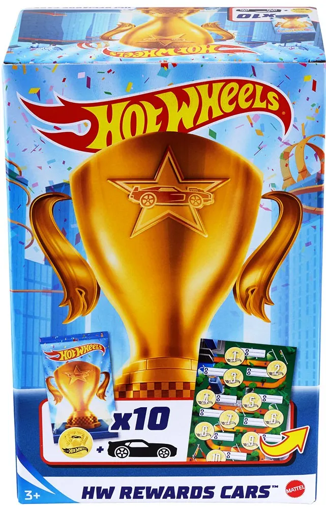 Hot Wheels/Хот Уилс - Метална количка и купа на победителите 3
