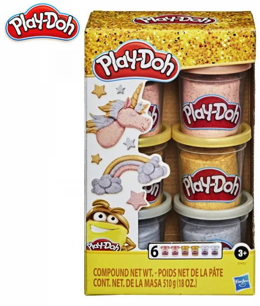 Play Doh пластелин - Пластелин с цветове на метали 1