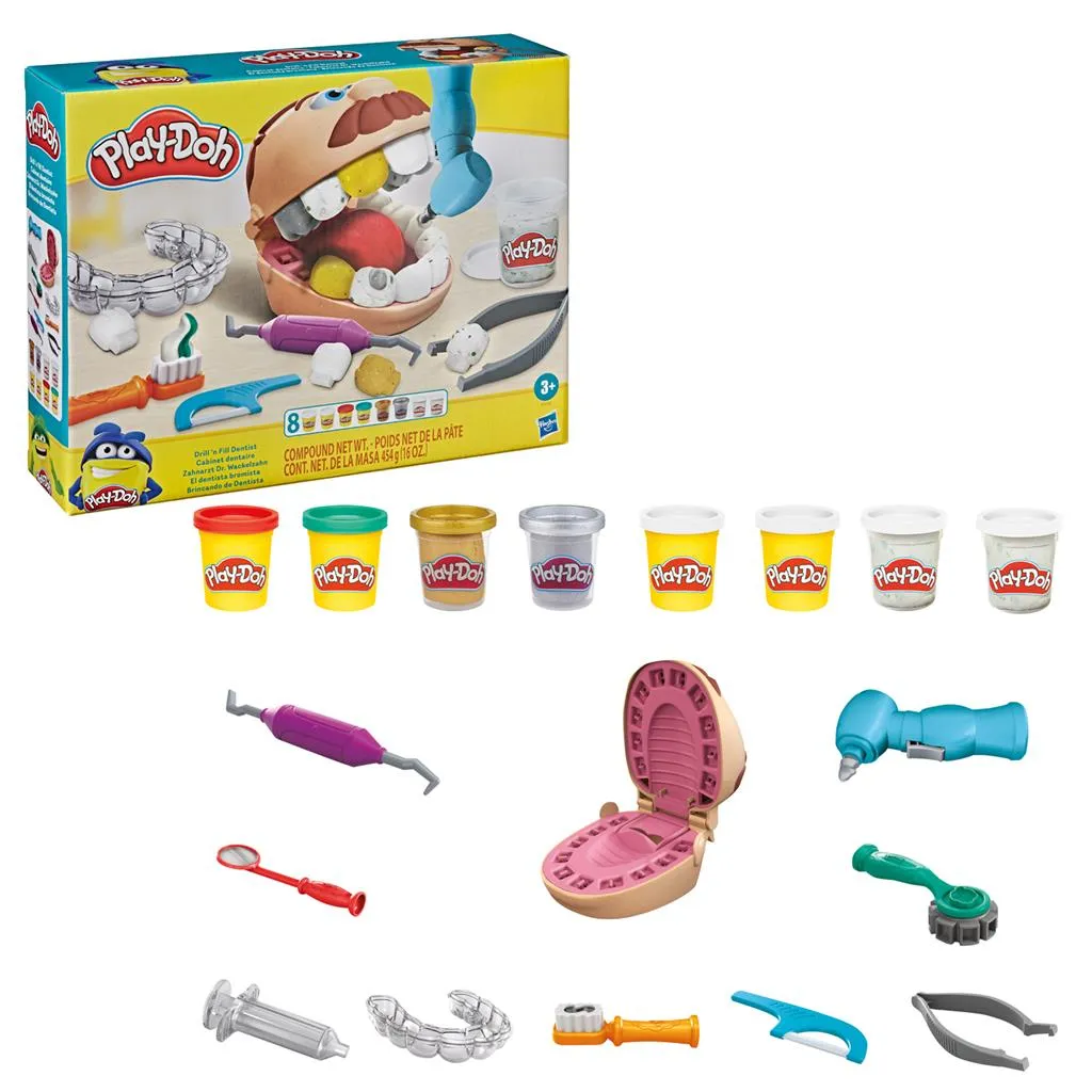 Play Doh пластелин - Игрален комплект: Зъболекар 1