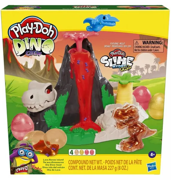 Play Doh пластелин  - Вулкан на остров от кости 1