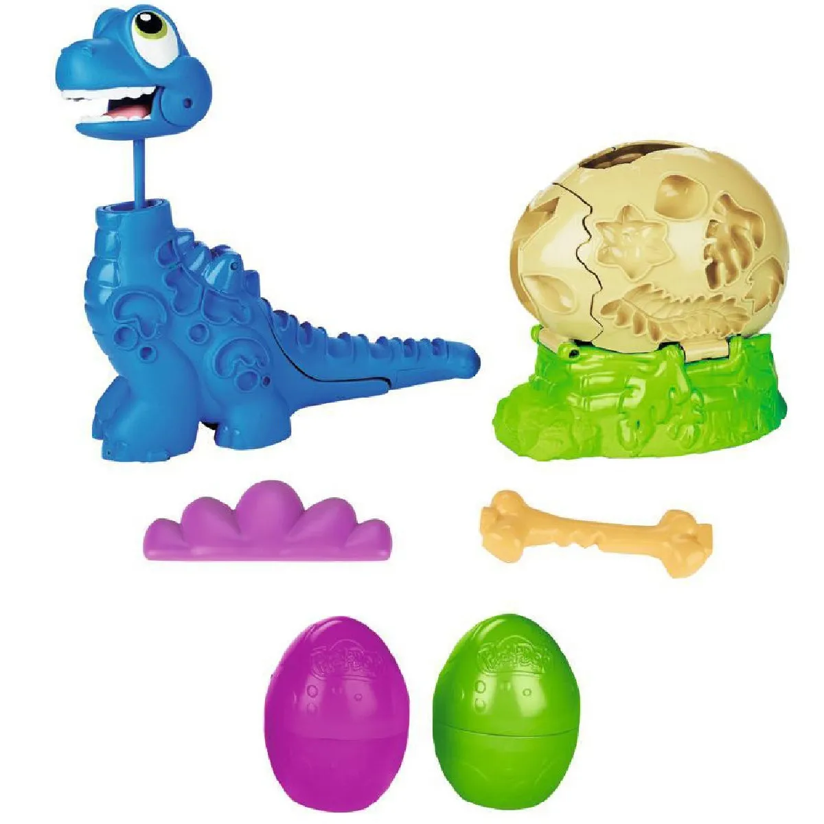 Play Doh пластелин - Комплект бебе Бронтозавър с растящ врат  2