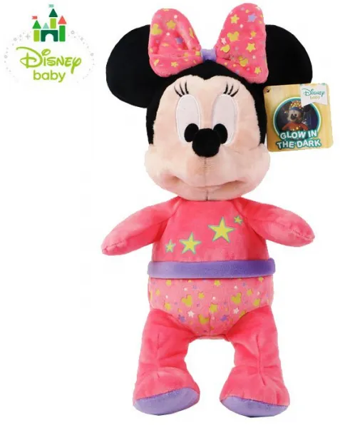 Плюшена играчка - Мини Маус/Minnie Mouse свети в тъмното 1