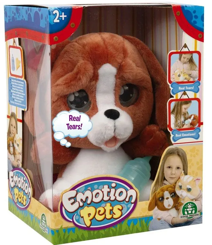 EMOTION PETS Кафяво кученце с истински сълзи  2