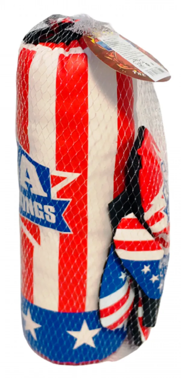 Комплект Боксова круша с ръкавици Америка  2