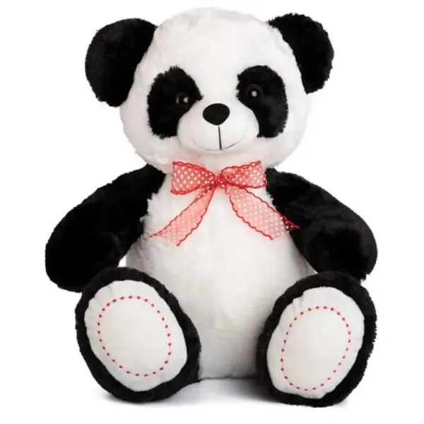 Панда със червена панделка, 42см