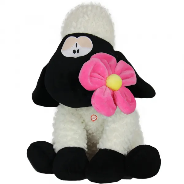 Овчица с цвете два цвята, 45см 1