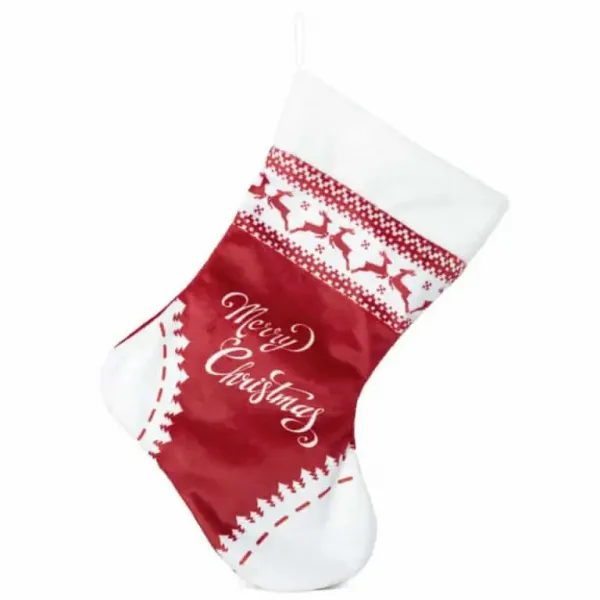 Коледен чорап Merry Christmas, 28см