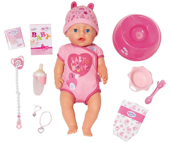 BABY Born - Интерактивно бебе с аксесоари - момиче 1