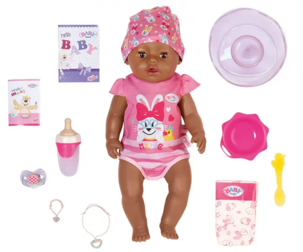 BABY Born - Интерактивно бебе с аксесоари - етническо 1