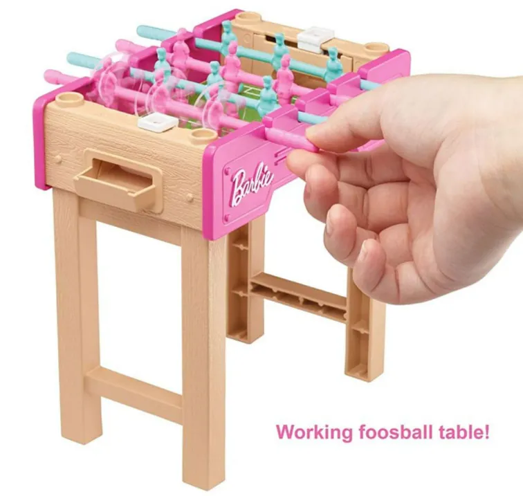 Barbie - Мини игрален комплект, футболна маса 3