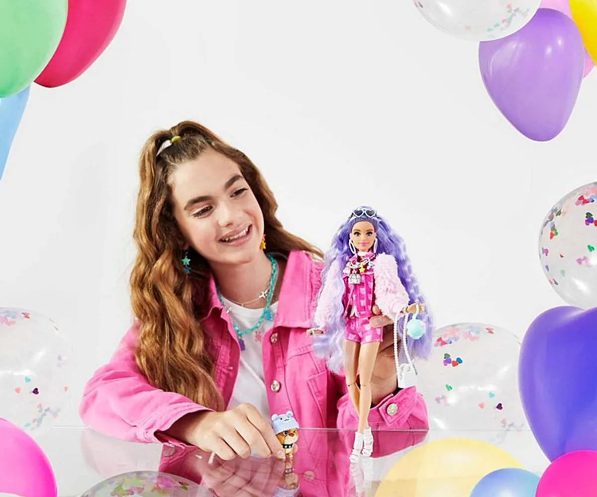 Кукла Barbie - Екстра: С лилавосиня коса 6