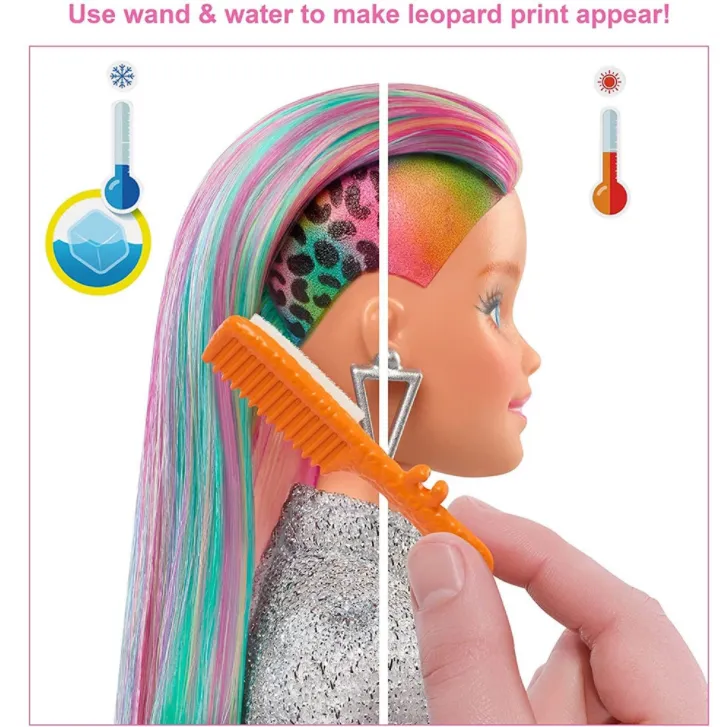 Кукла Barbie - Леопардова коса с дъга 6