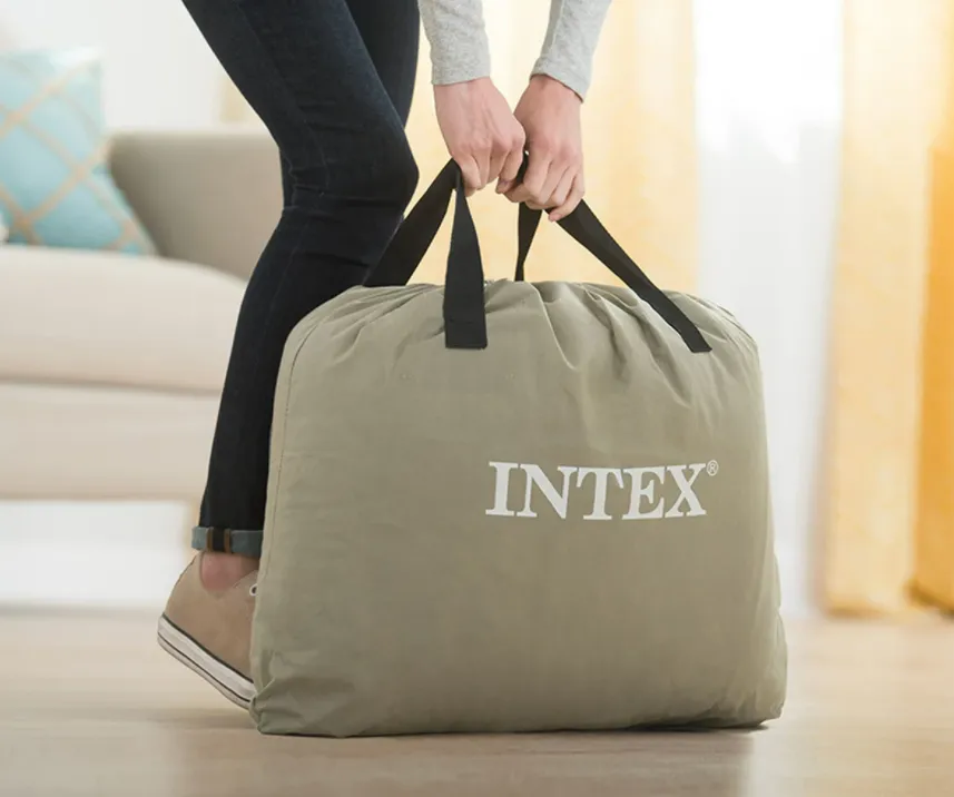 Надуваем матрак с вградена помпа INTEX Full Comfort-Plush Mid Rise, 137 х 191 х 33 см. 9