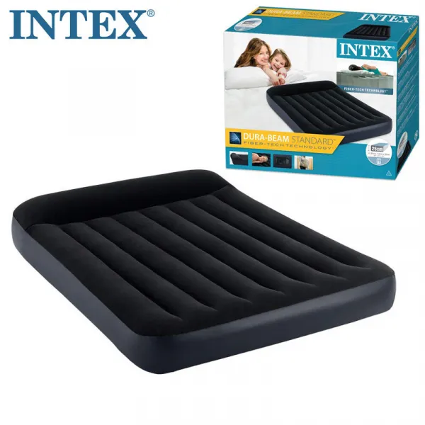 Надуваем матрак с вградена помпа INTEX Pillow Rest Classic, 137 х 191 х 25 см. 1