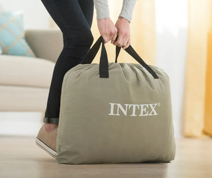 Надуваем матрак с вградена помпа INTEX Deluxe Pillow Rest Raised, 99 х 191 х 42 см.  5