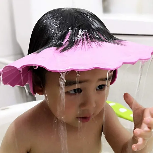 Бебешка Предпазна козирка за баня, регулируем протектор за къпане 6