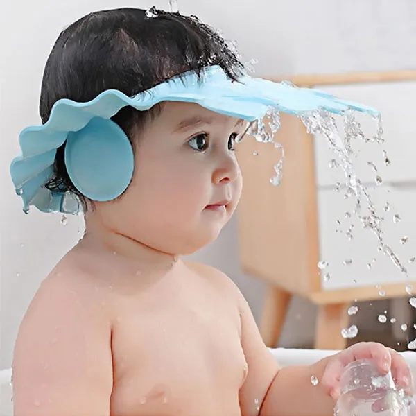 Бебешка Предпазна козирка за баня, регулируем протектор за къпане 1