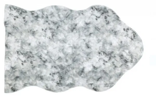 Меко декоративно килимче, имитация на кожа, 75x110см 1